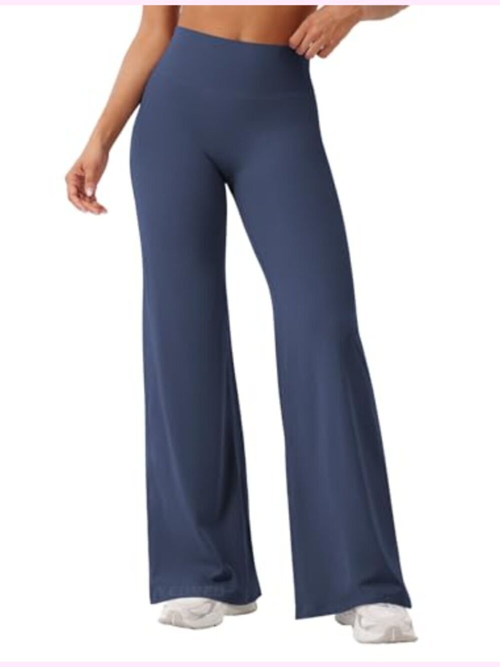 No Front Seam Straight Leggings High Waist Buttery Yoga Pants 29-35 Inseam
